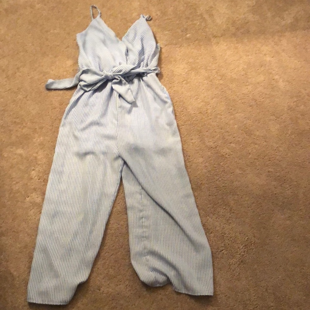 Striped jumpsuit